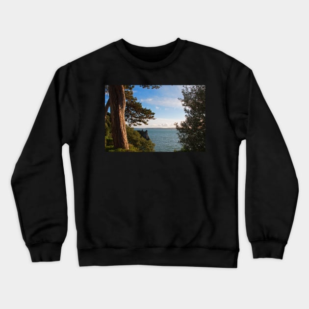 Torquay Coastal Footpath Crewneck Sweatshirt by Graz-Photos